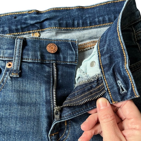 Gap True Skinny Mid Rise Jeans Womens 26 2R Medium Dark Blue Size 2 w/ 5-Pocket - Picture 4 of 10